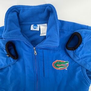 NCAA Florida Gators Fleece‎ Jacket Youth Size 14 16 Blue Logo OuterStuff